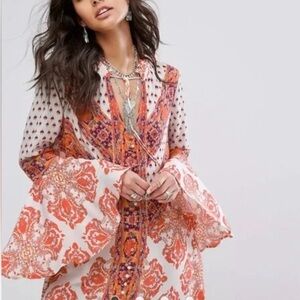 Free People Magic Mystery Tunic
Bell Sleeve Mini Dress